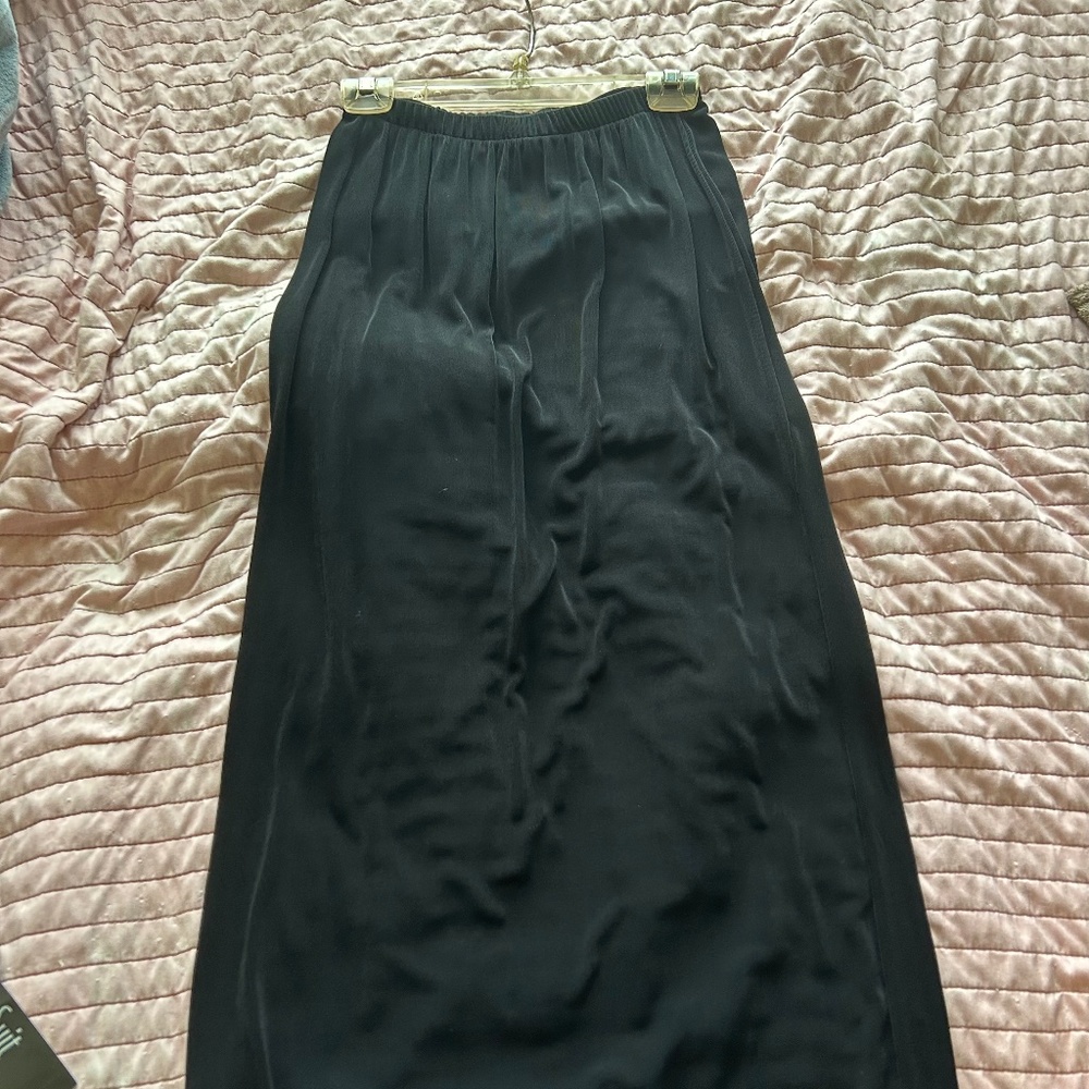Long acetate skirt